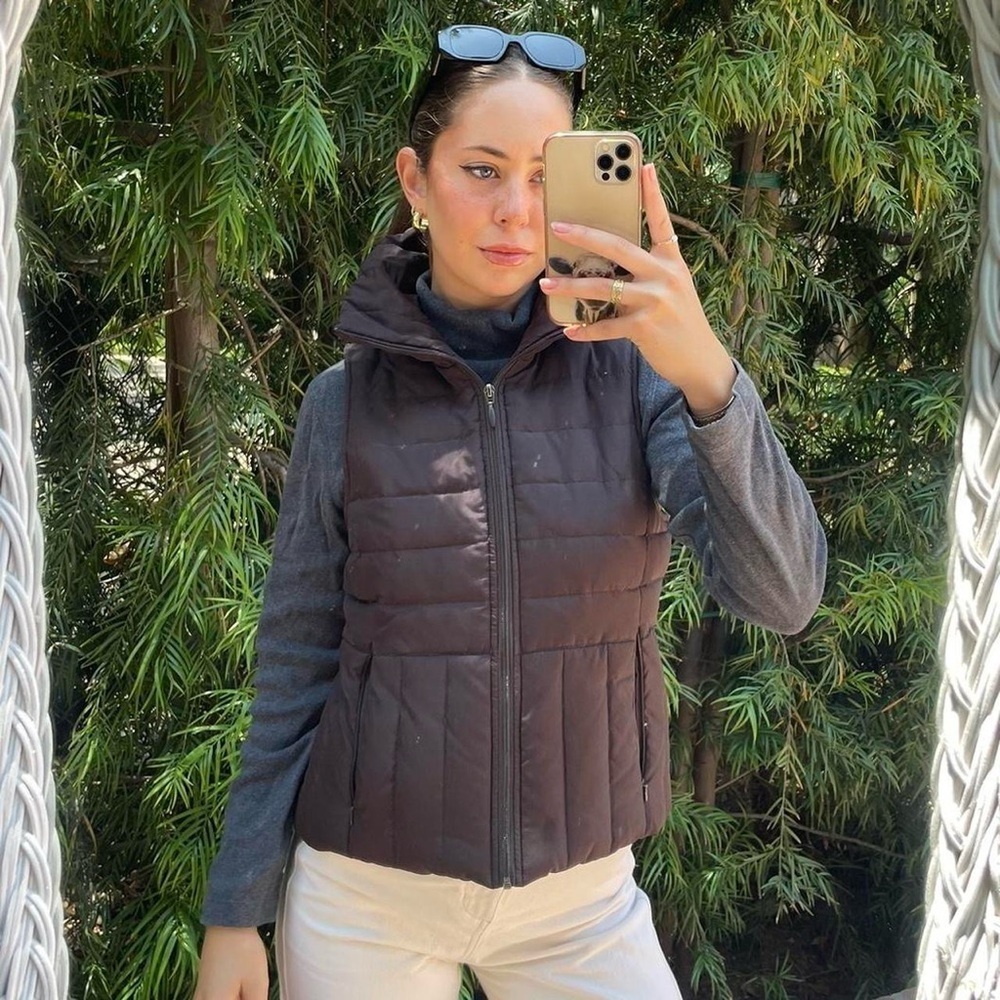Keneth Cole reaction black puffer vest